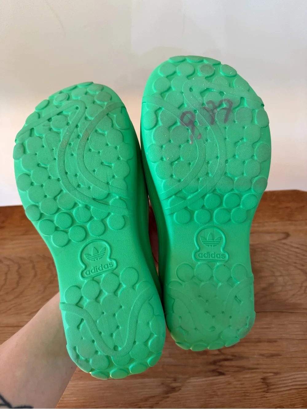 Adidas Adifoam Stan Smith Slides Energy Green Chunky Sandals Platform Women’s 8 - Picture 8 of 8